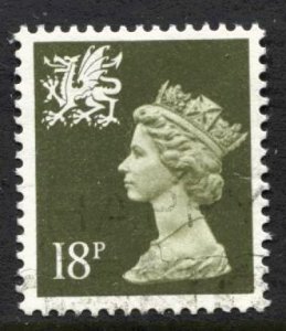 STAMP STATION PERTH Wales #WMH33 QEII Definitive Used 1971-1993