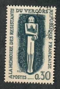 France #1030 used single