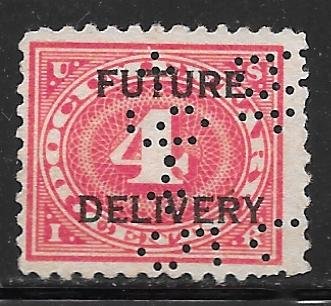 USA RC3: 4c Numeral perfed, used, F