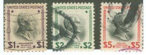 United States #832-834  Single