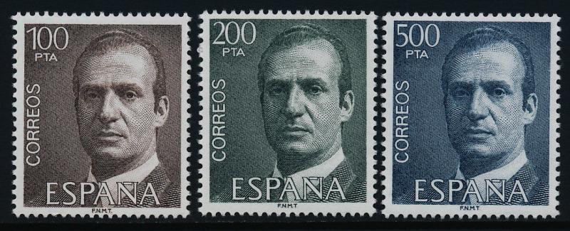 Spain 2268-70 MNH King Juan Carlos
