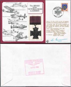 DM3b Award of the Victoria Cross to Airmen 15p Jersey Signed by G. Bunn