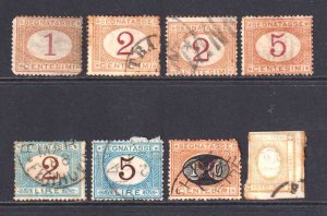 ITALY J3//J25, P1 USED COLLECTION LOT $265 SCV