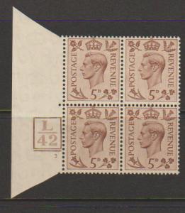 GB George VI  SG 469 Control L42bars Cyl 3 - Bars 