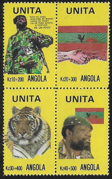 Angola UNITA MNH Block - UNITA Rebel Group