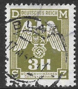 Czechoslovakia Bohemia and Moravia O22: 3k Numeral, used, VF