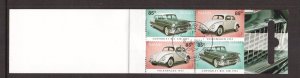 Iceland  #1016c  cancelled  2004   booklet  automobiles  85k Chevrolet and VW