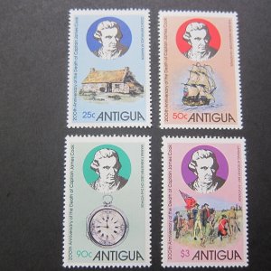 Antigua 1979 Sc 547-550 set MNH