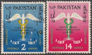 Pakistan #118-119    Used