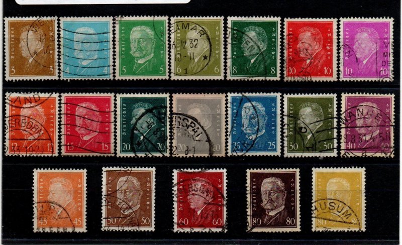 Germany 366-84 Used Set