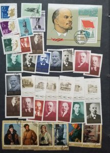 RUSSIA USSR CCCP Used CTO Stamp Lot Collection T5764