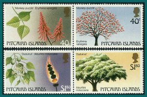 Pitcairn Islands 1987 Local Trees (Series 2),  MNH  #289-290,SG304-SG307
