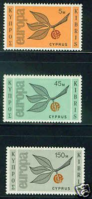 Cyprus Scott 262-4 Europa 1965 MH* set CV $40