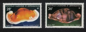 New Caledonia Sea Shells 2v 1987 MNH SG#810-811