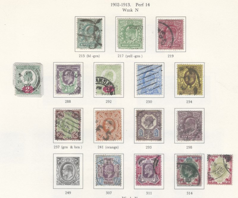 Great Britain Queen Edward VII 1902-13 used