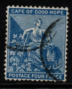 CAPE OF GOOD HOPE SG51 1890 4d BLUE USED