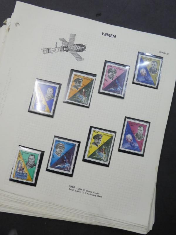 EDW1949SELL : YEMEN Very Specialized Space Topical collection full of varieties