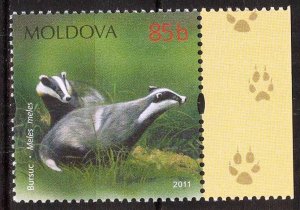 Moldova 2011 Animals Badger MNH