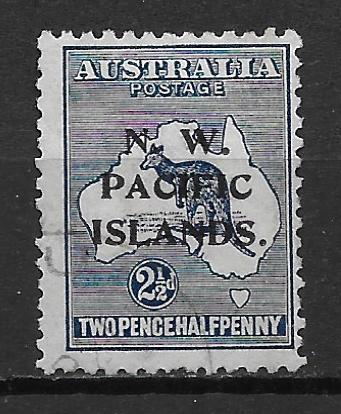 North West Pacific Islands 30 2 1/2d Roo single Used