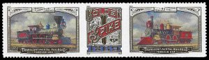 PCBstamps   US #5378/5380a Strip $1.65(3x{55c}) Transcontinental Railroad, (8)