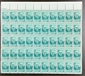 1011  Mt. Rushmore Memorial MNH 3 c Sheet of 50   1952