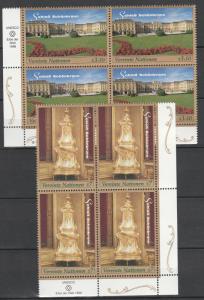 United Nations Vienna #246-7 MNH  Blocks CV $11.00 (A4960L)