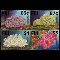 FIJI 1997 - Scott# 793-6 Coral Set of 4 NH