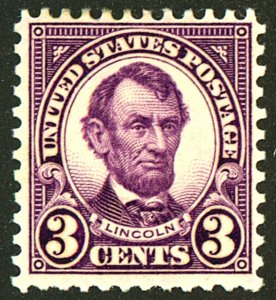 U.S. #635 MINT OG HR