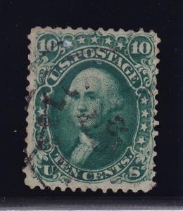 62B F-VF Scarce used neat cancel with nice color cv $ 1600 ! see pic !