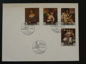 art paintings Tiziano FDC San Marino 1981