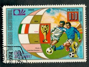 Equatorial Guinea World Cup Soccer used CTO single