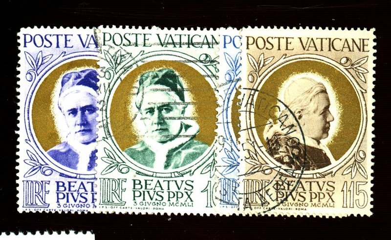 VATICAN CITY #145-8 USED VF-XF Cat $29