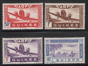 French Guinea 1942 Airmail set Sc# C6-13 mint