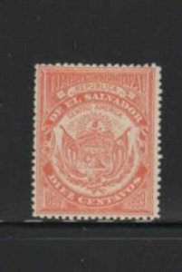 SALVADOR. EL 1899 MUNICIPAL TAX MINT VF NH O.G (2SAL)