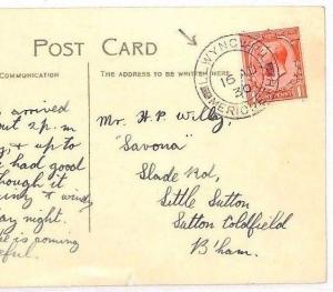 GB WALES Gwynedd *Llwyngwril Merioneth* Postcard {samwells-covers} 1930 AL103