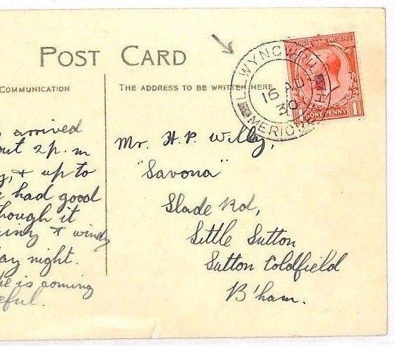 AL103 GB WALES 1930 Gwynedd *Llwyngwril Merioneth* Postcard {samwells-covers}