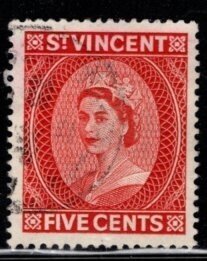 St. Vincent - #190 Queen Elizabeth II - Used