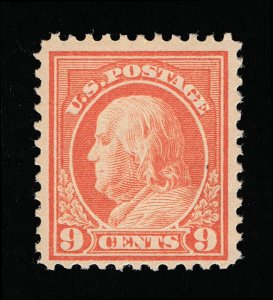 GENUINE SCOTT #509 F-VF MINT OG NH 1917 SALMON RED PERF-11 UNWMK #12719