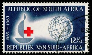 SOUTH AFRICA SG226, 12½c red & indigo, FINE USED, CDS.