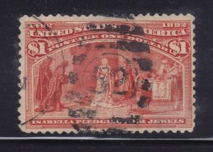 241 F-VF used neat SON cancel with nice color ! see pic !