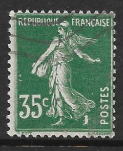 France 176: 35c Sower without Sunrise, used, AVG