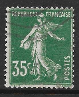 France 176: 35c Sower without Sunrise, used, AVG