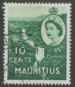 Mauritius, stamp,  Scott#255,  used, hinged,  10c, Cents,