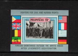 Philippines Michel Bl. I (1968 Kennedy and Civil Rights sheet)  VFMNH CV  €5