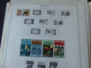 Nicaragua 1862-1974 Stamp Collection on Album Pages​