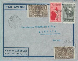 81080 -  MADAGASCAR  - POSTAL HISTORY - AIRMAIL COVER from NOSSI BE  1940
