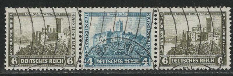 Germany Scott # B45 (2), B44, used, se-tenant, Mi# W42