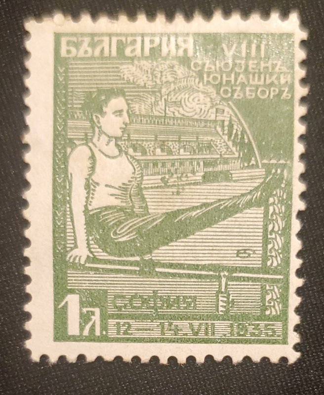 Bulgaria 273, Paralle bars, 1935, Cat. value - $6.00, MHOG