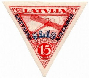 (I.B) Latvia Postal : Home Guard Overprint L1