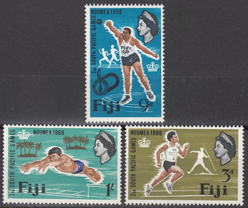 Fiji - 1966 QEII Sport - Pacific Games - MNH (5771)